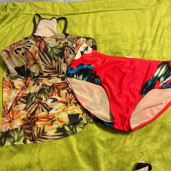 Women’s Swim Kona Sol Top Sz 14 Bottoms 14 - Picture 1 of 8